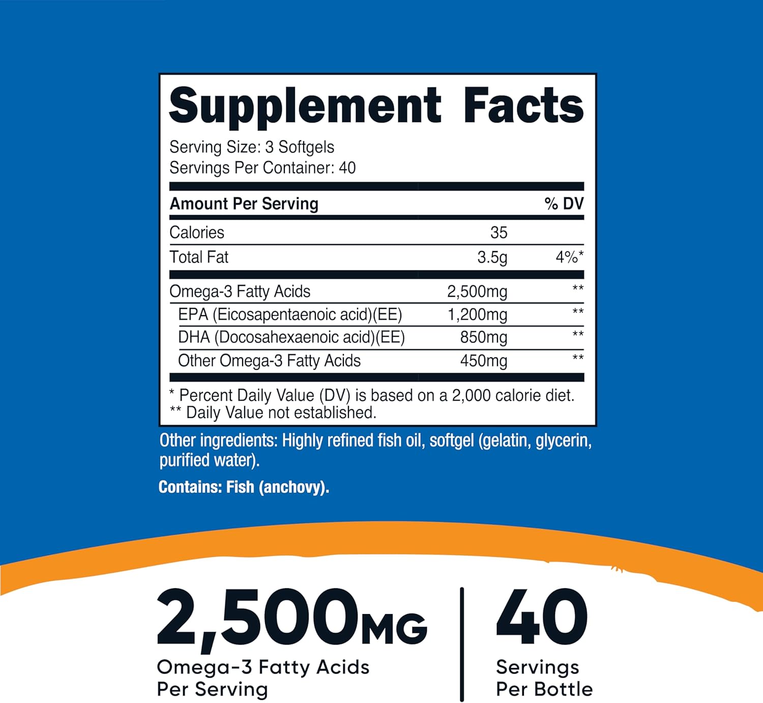 Nutricost Omega 3 – 120 cápsulas