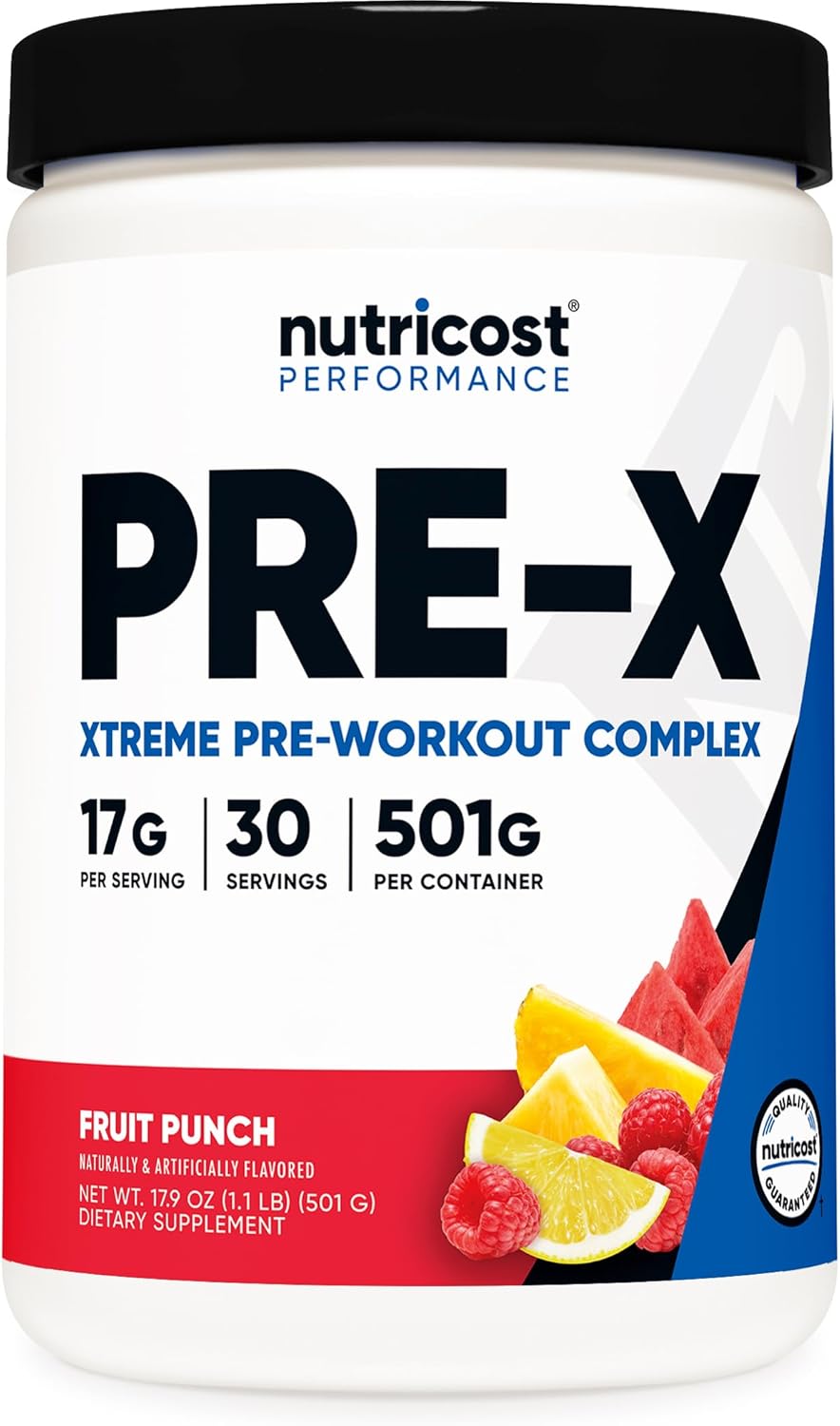 Nutricost Pre-entreno 1.1 lb – Fruit Punch
