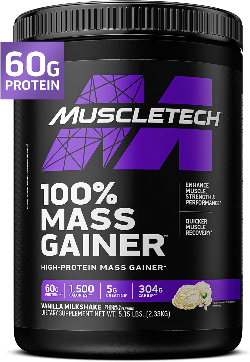 MuscleTech Mass Tech -Vainilla-4 libras