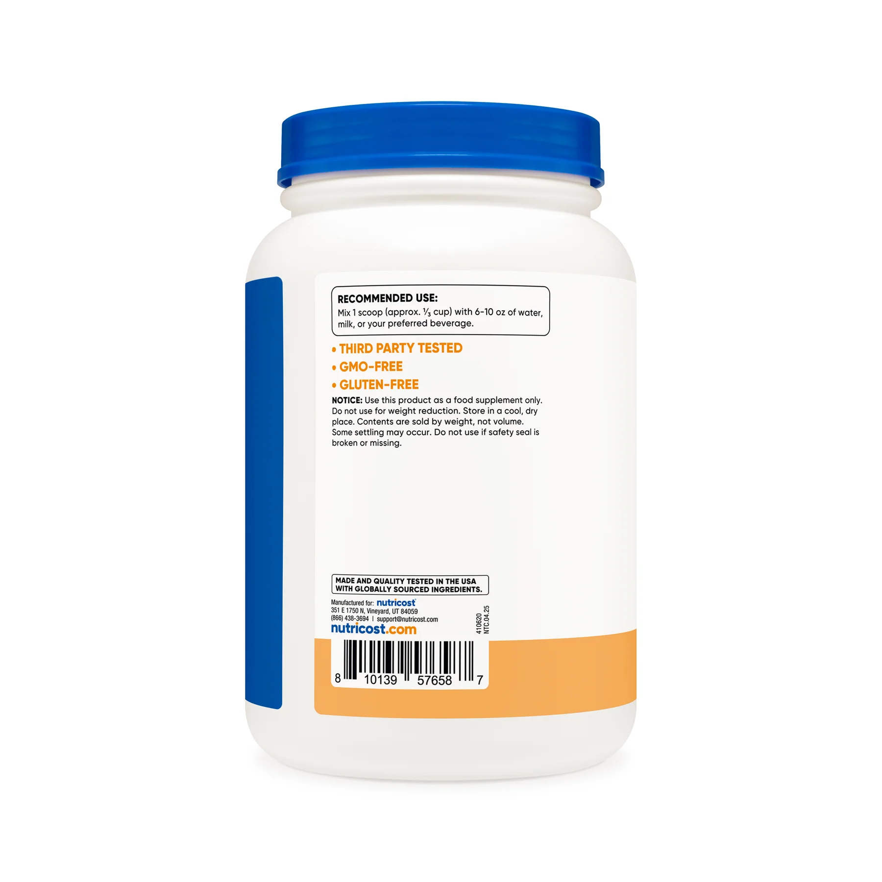Nutricost Whey Isolate 2 lb – Churro