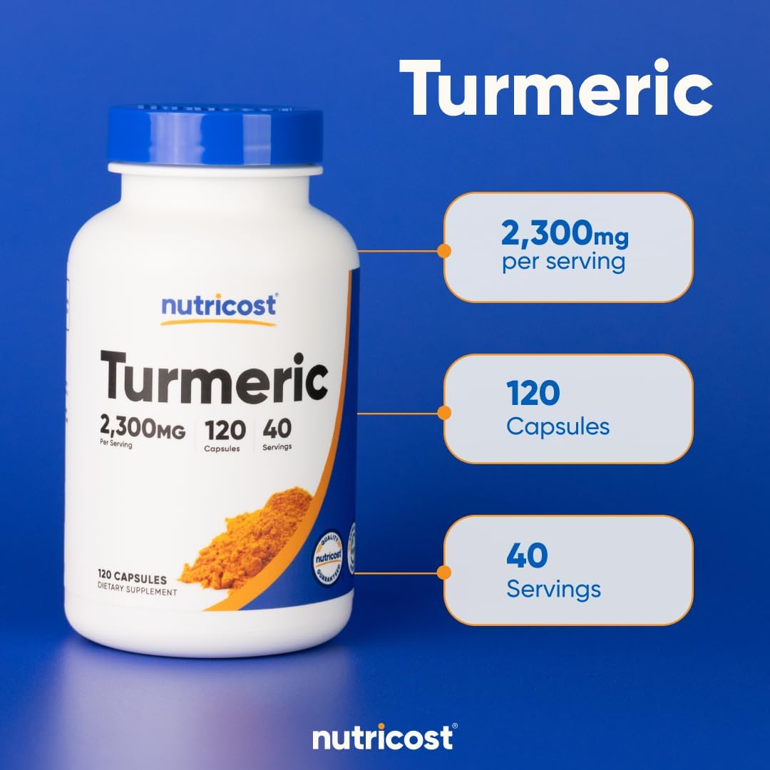 Nutricost Cúrcuma – 120 cápsulas