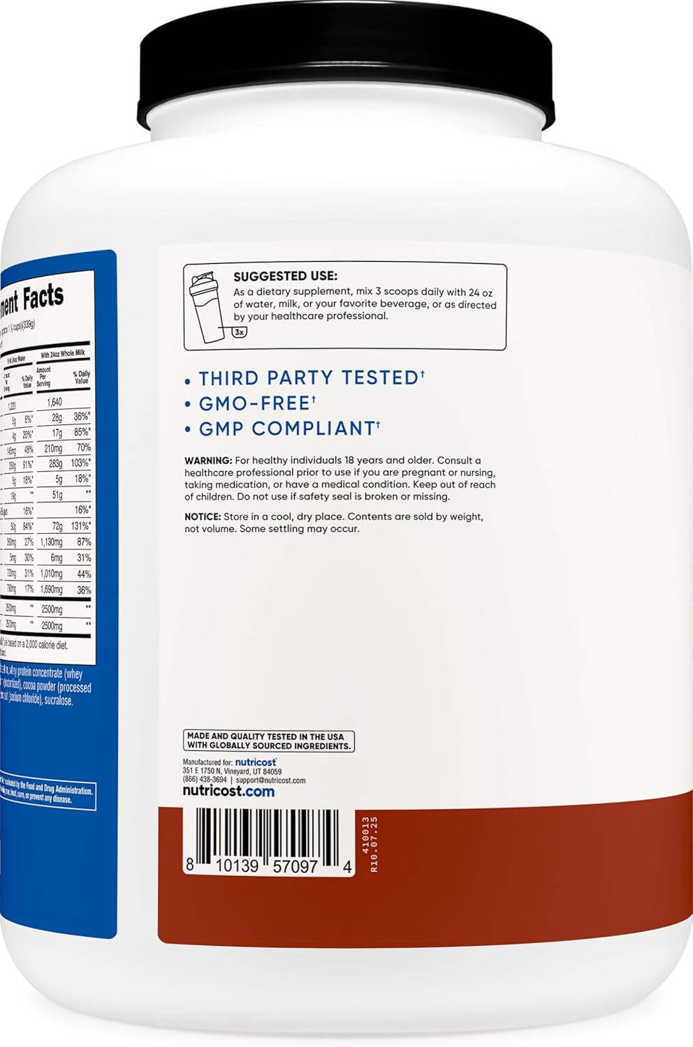 Nutricost Mass Gainer 6.9 lb – Double Chocolate