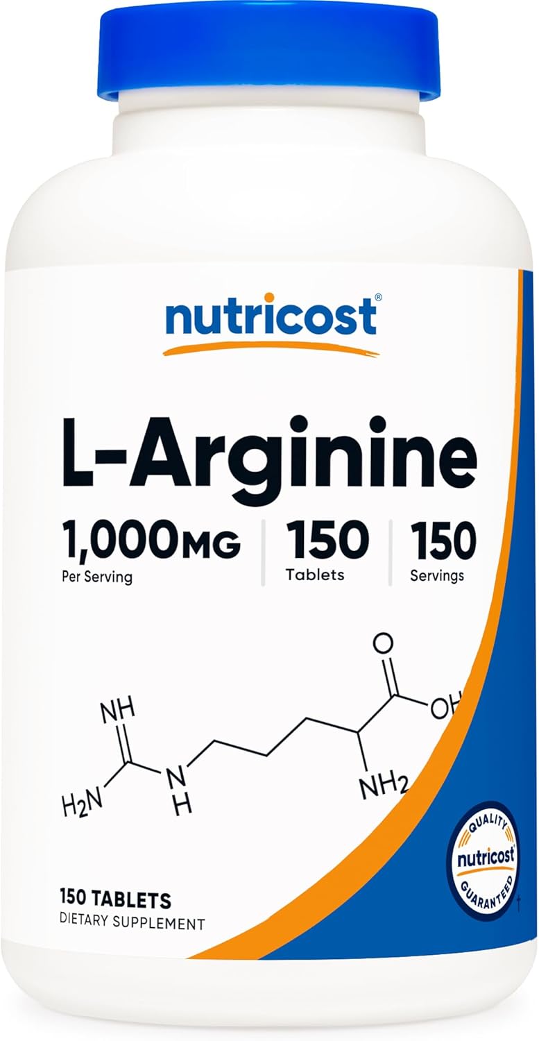 Nutricost L-Arginina – 150 cápsulas