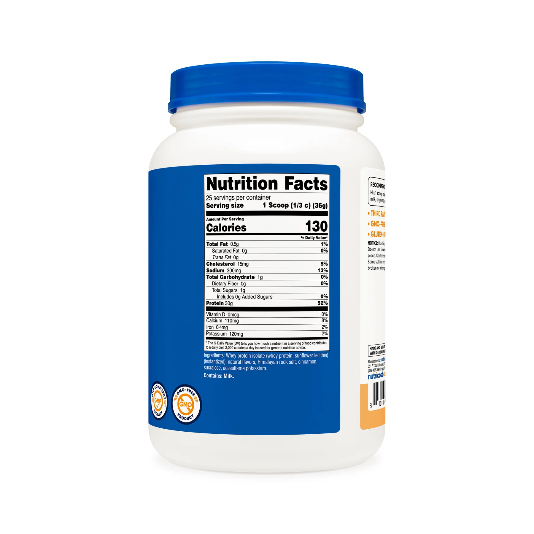 Nutricost Whey Isolate 2 lb – Churro