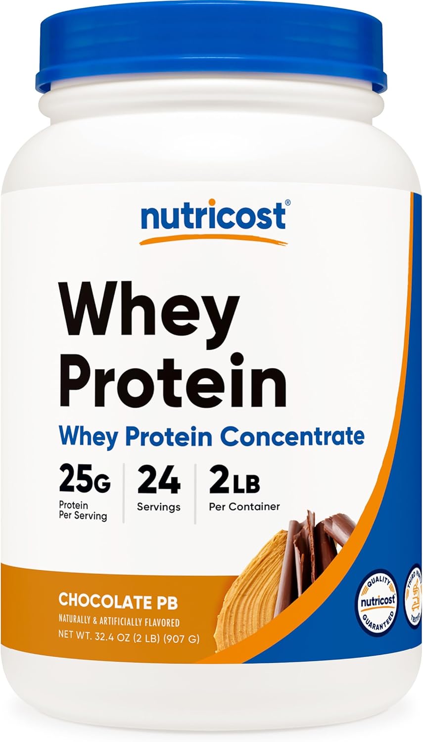 Nutricost-Proteina Whey-2 Libras-Chocolate Peanut Butter