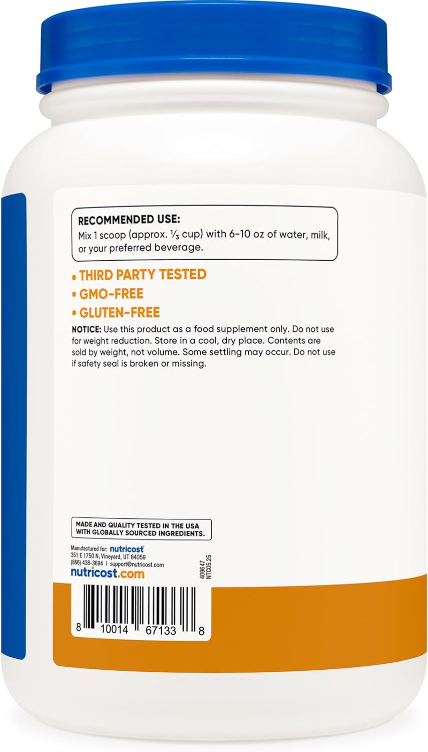 Nutricost-Proteina Whey-2 Libras-Chocolate Peanut Butter