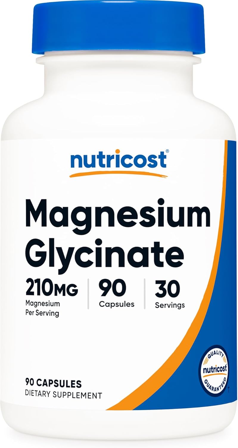 Nutricost Magnesio Glycinato – 90 cápsulas