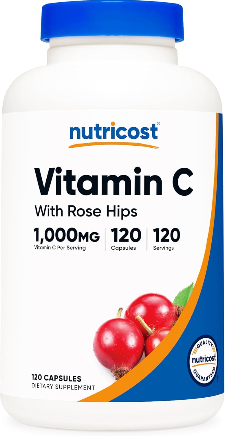 Nutricost Vitamina C – 120 cápsulas