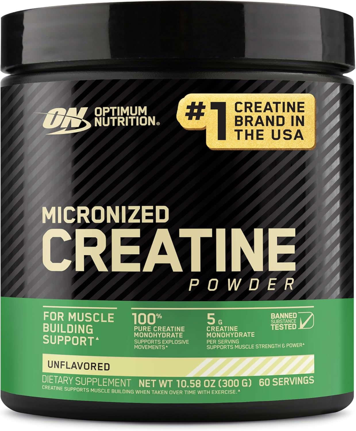 Optimum Nutrition Creatina 300 g – Sin sabor