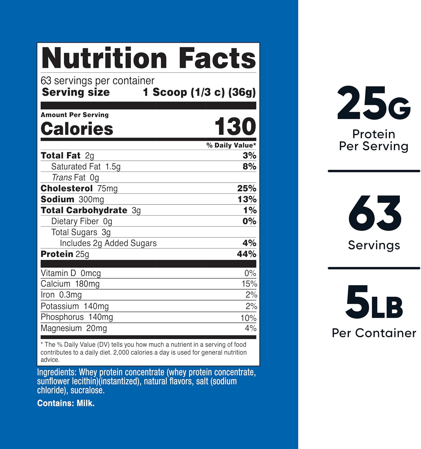 Nutricost Whey Protein 5 lb – Vainilla