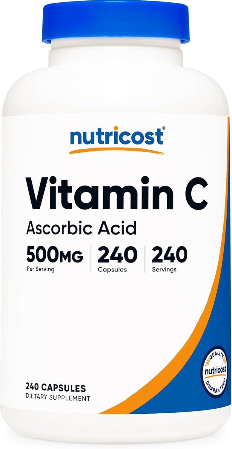 Nutricost Vitamina C – 240 Capsulas