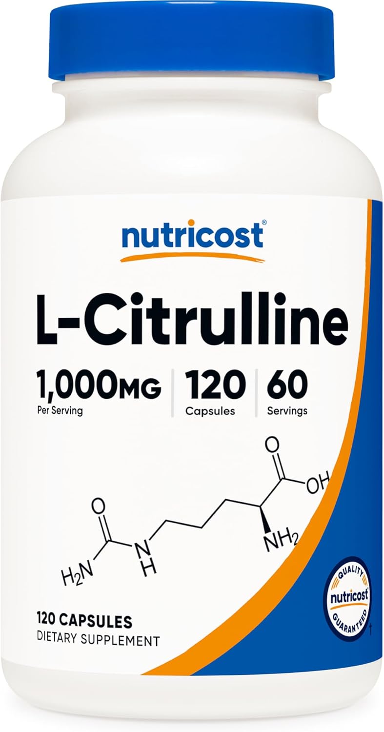 Nutricost L-Citrulina – 120 cápsulas